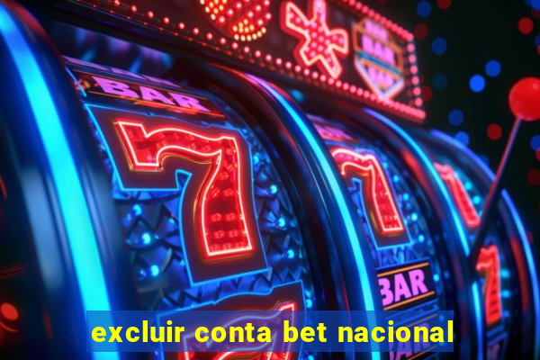 excluir conta bet nacional